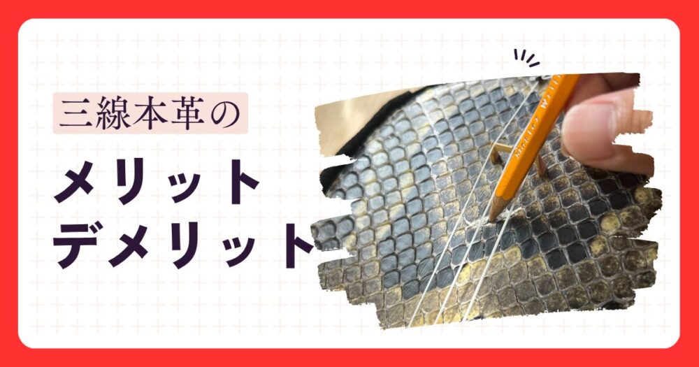 三線の本皮が破れたら？「やっぱり本革で張り替え」がおすすめな理由 